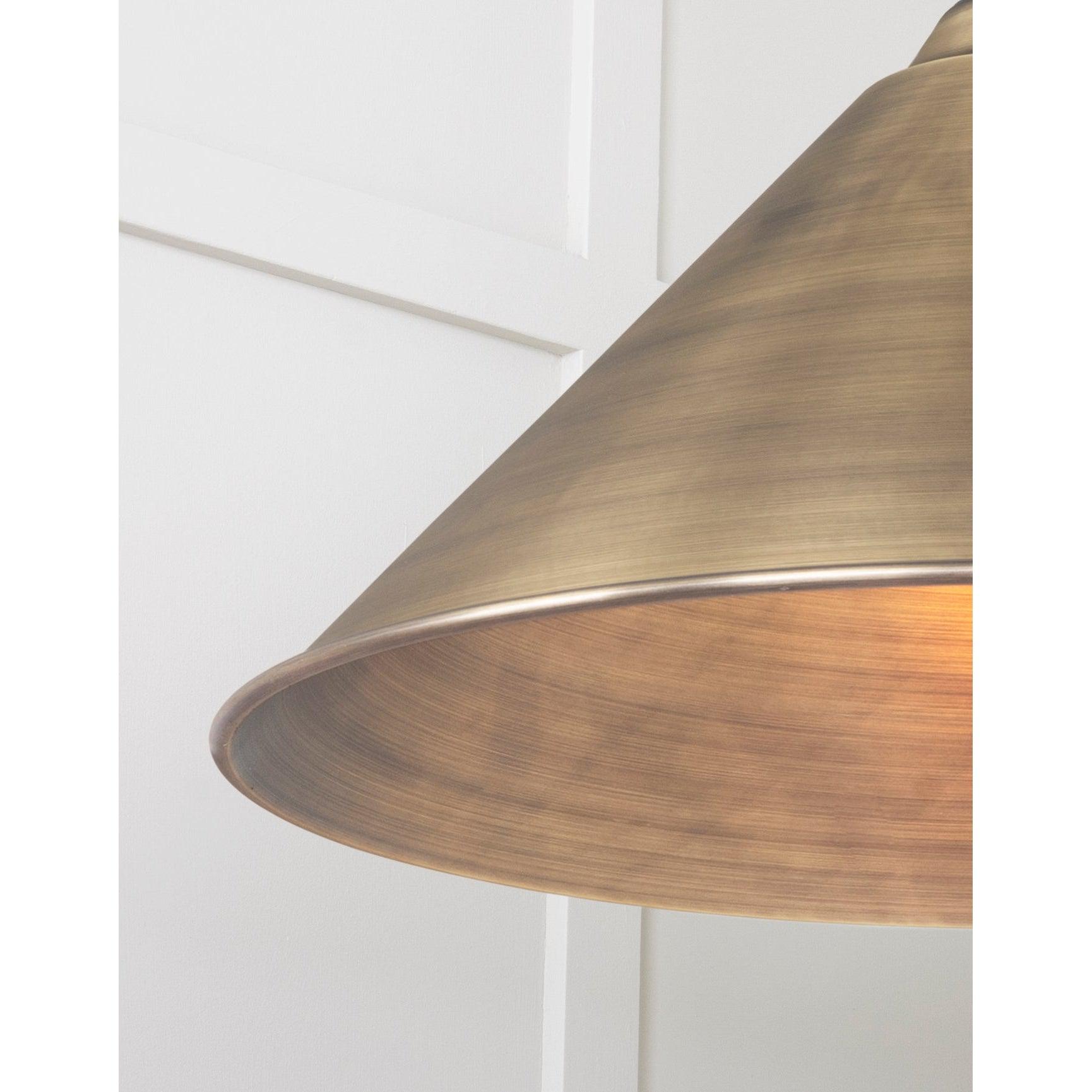Aged Brass Hockley Pendant | From The Anvil-Hockley-Yester Home