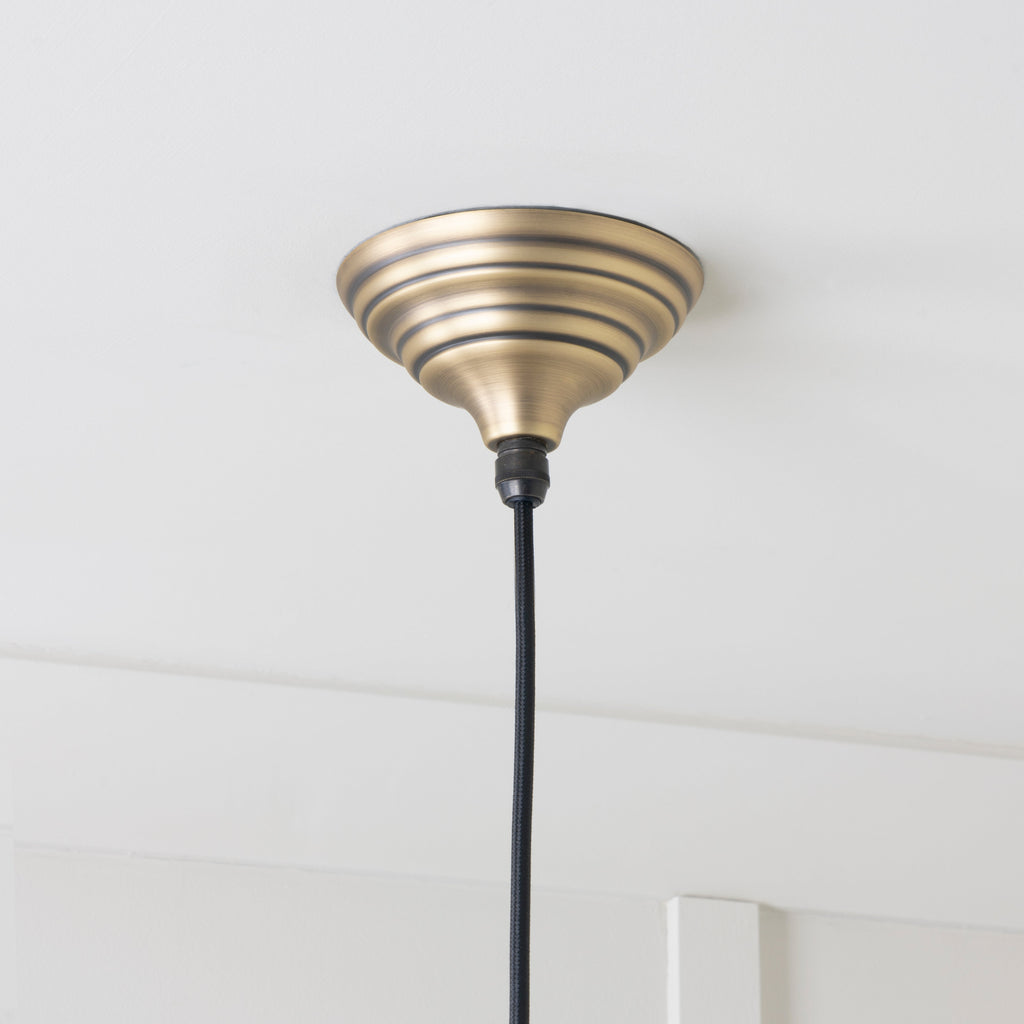 Aged Brass Hockley Pendant | From The Anvil-Hockley-Yester Home