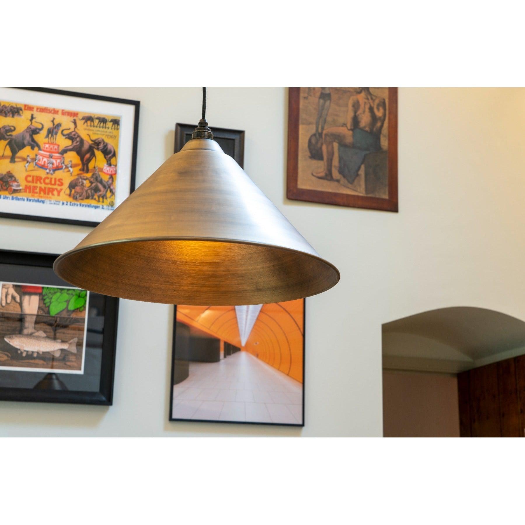 Aged Brass Hockley Pendant | From The Anvil-Hockley-Yester Home