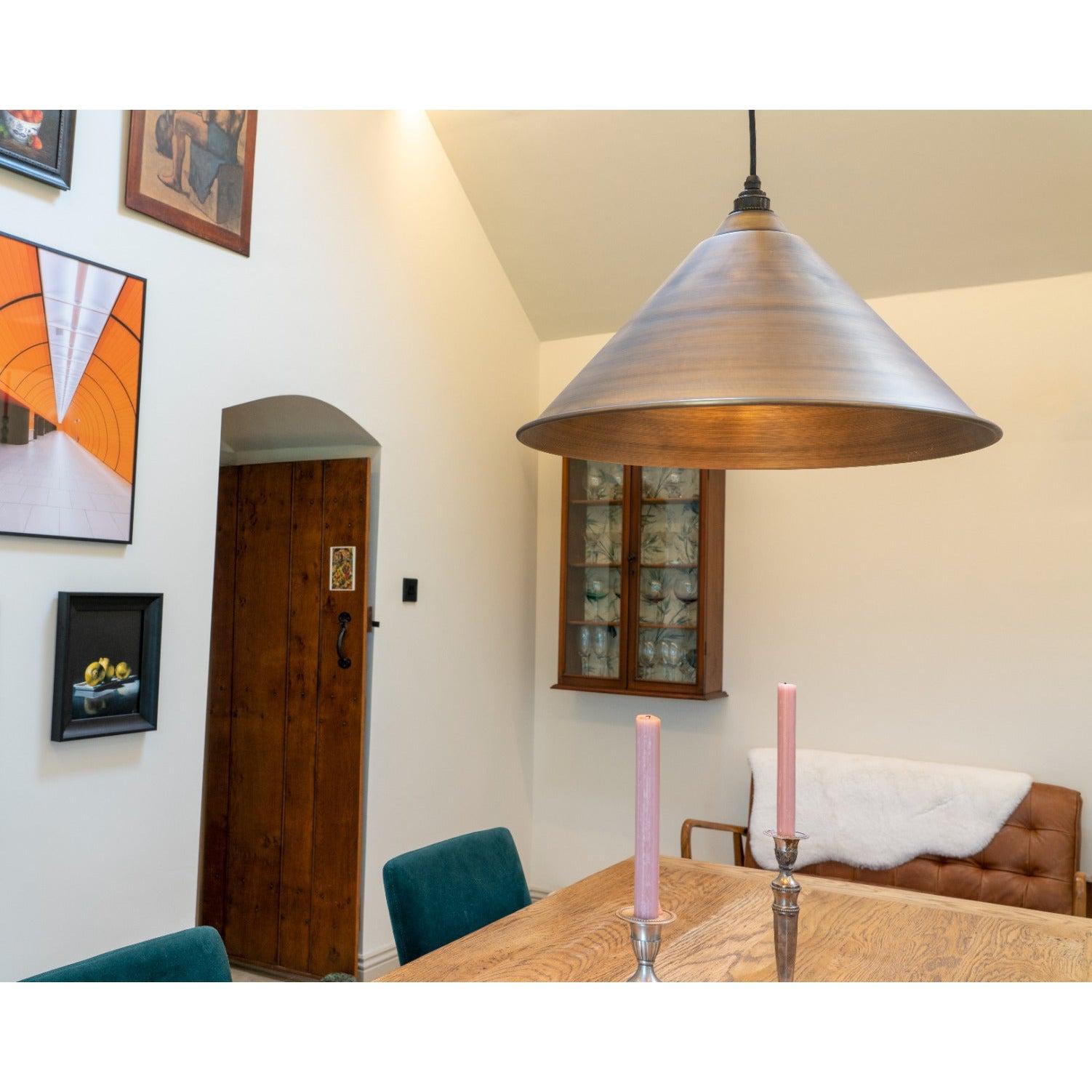 Aged Brass Hockley Pendant | From The Anvil-Hockley-Yester Home