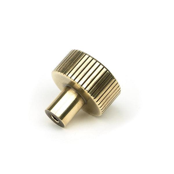 Aged Brass Judd Cabinet Knob - 25mm (No rose) | From The Anvil