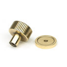 Aged Brass Judd Cabinet Knob - 25mm (Plain) | From The Anvil-Cabinet Knobs-Yester Home