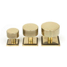 Aged Brass Judd Cabinet Knob - 25mm (Square) | From The Anvil-Cabinet Knobs-Yester Home