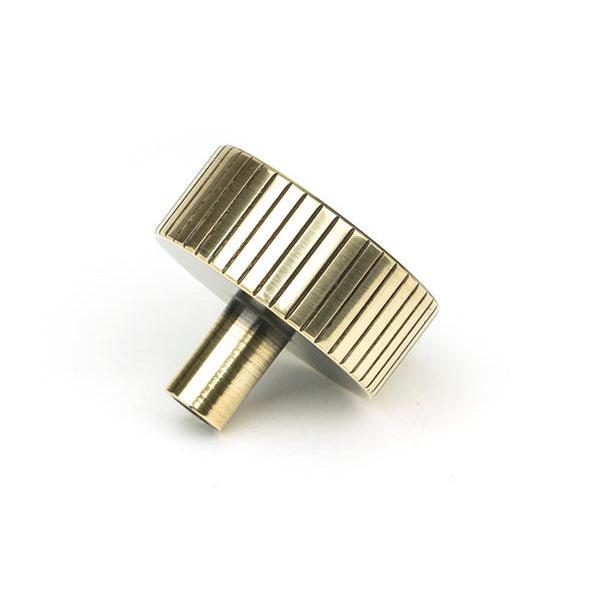 Aged Brass Judd Cabinet Knob - 38mm (No rose) | From The Anvil-Cabinet Knobs-Yester Home