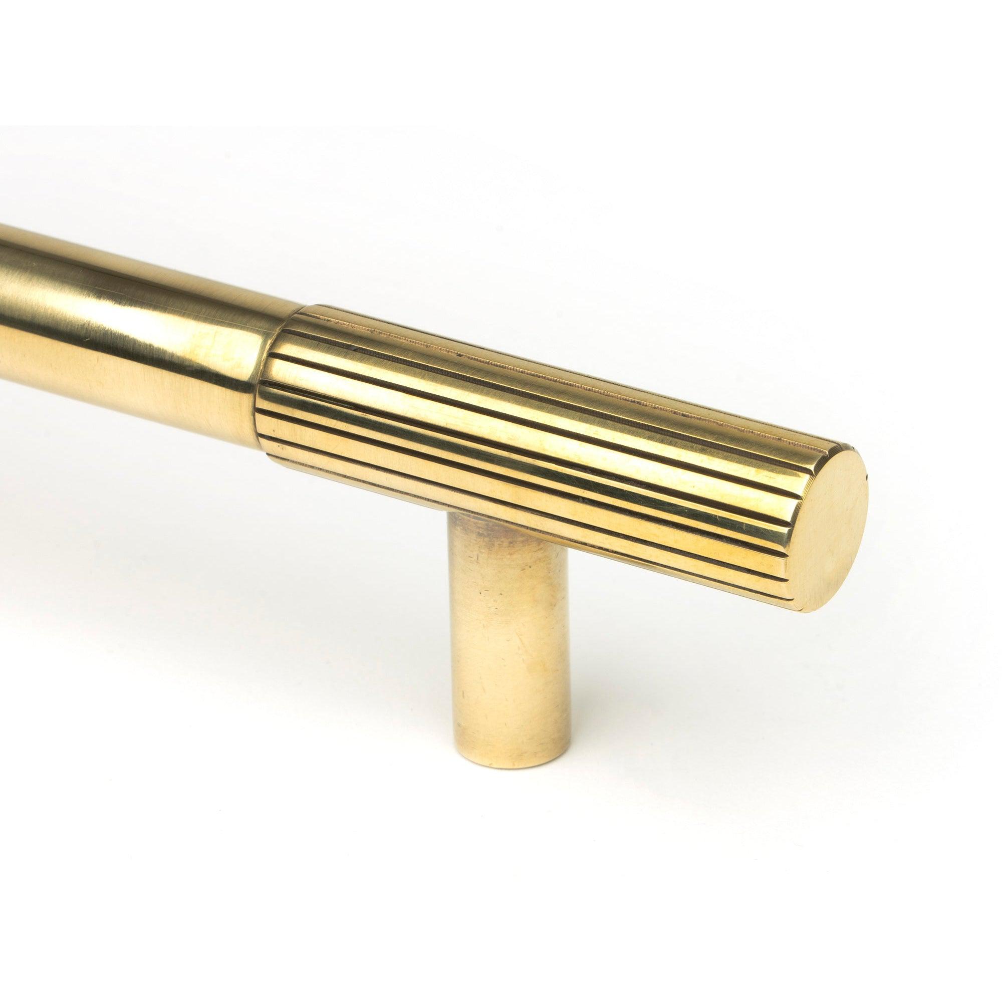 Aged Brass Judd Pull Handle - Medium | From The Anvil-Pull Handles-Yester Home
