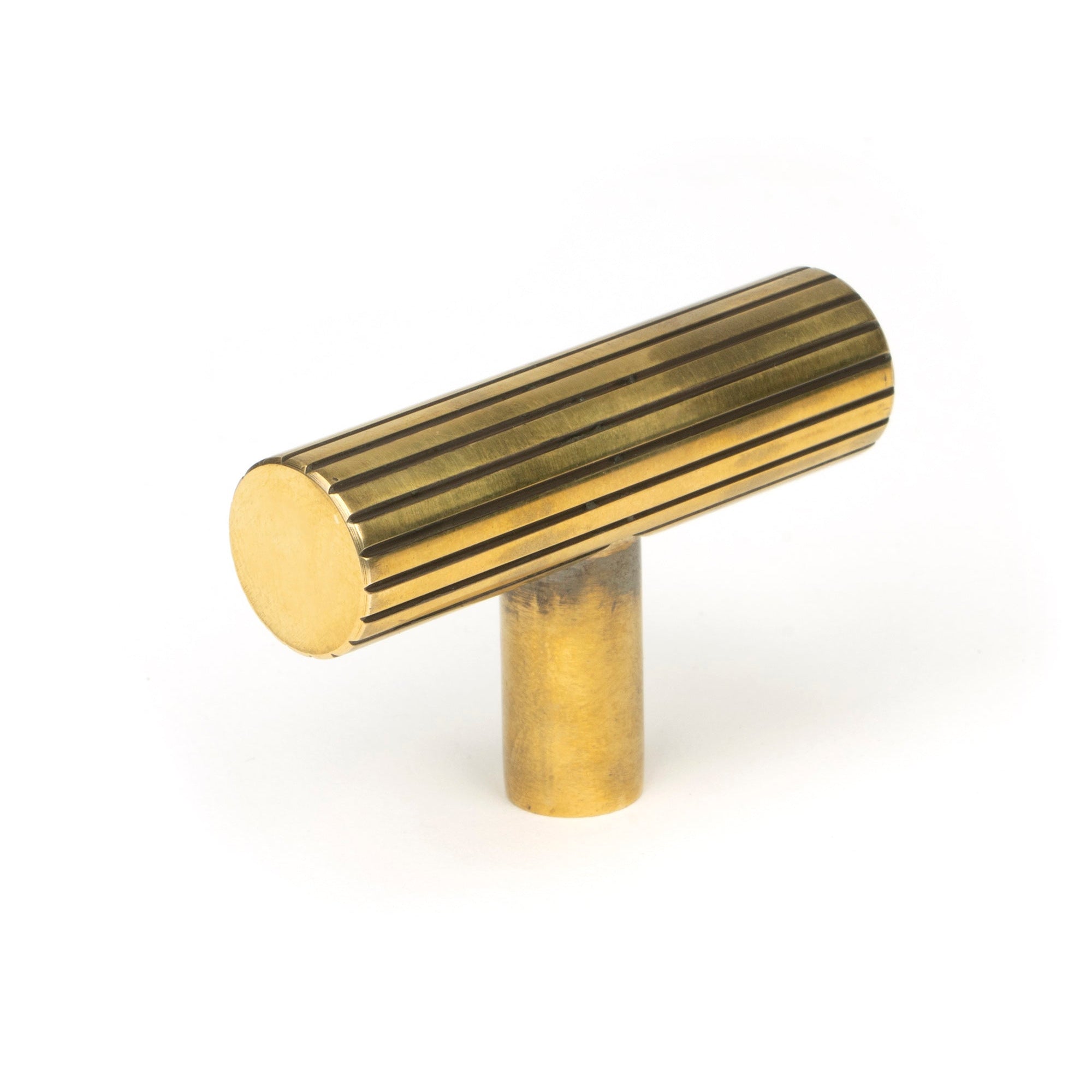 Aged Brass Judd T-Bar | From The Anvil-Cabinet Knobs-Yester Home