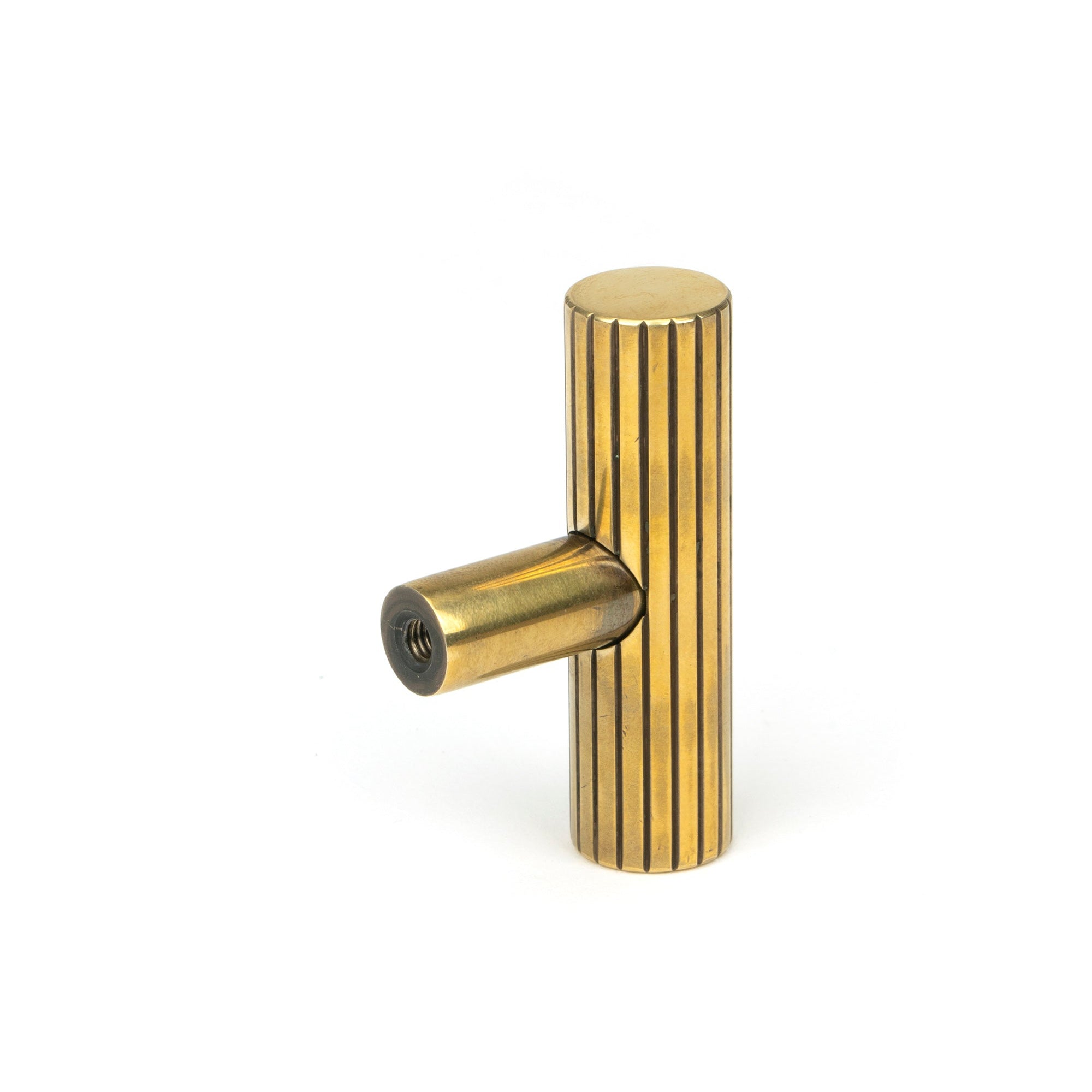 Aged Brass Judd T-Bar | From The Anvil-Cabinet Knobs-Yester Home