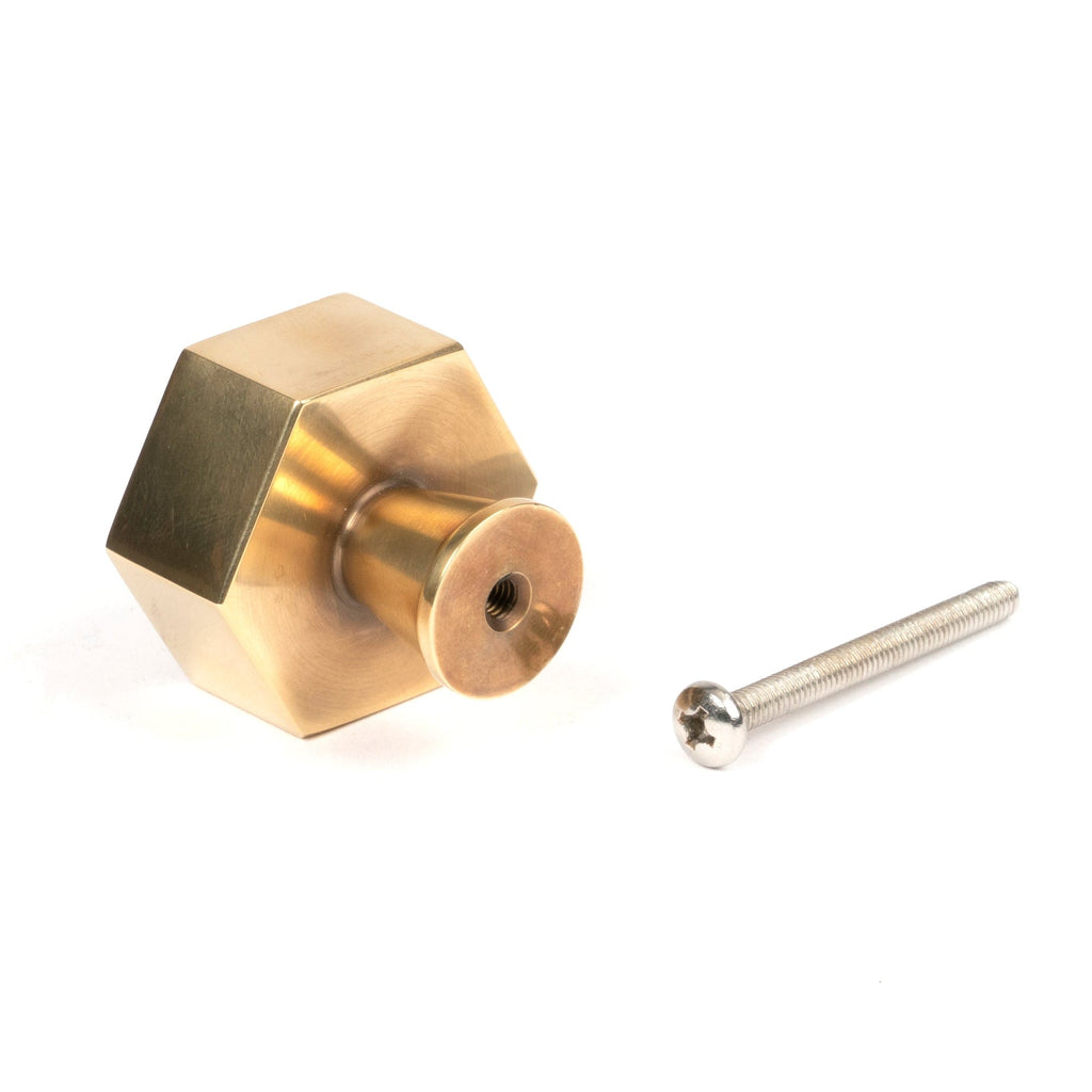 Aged Brass Kahlo Cabinet Knob - 38mm | From The Anvil-Cabinet Knobs-Yester Home