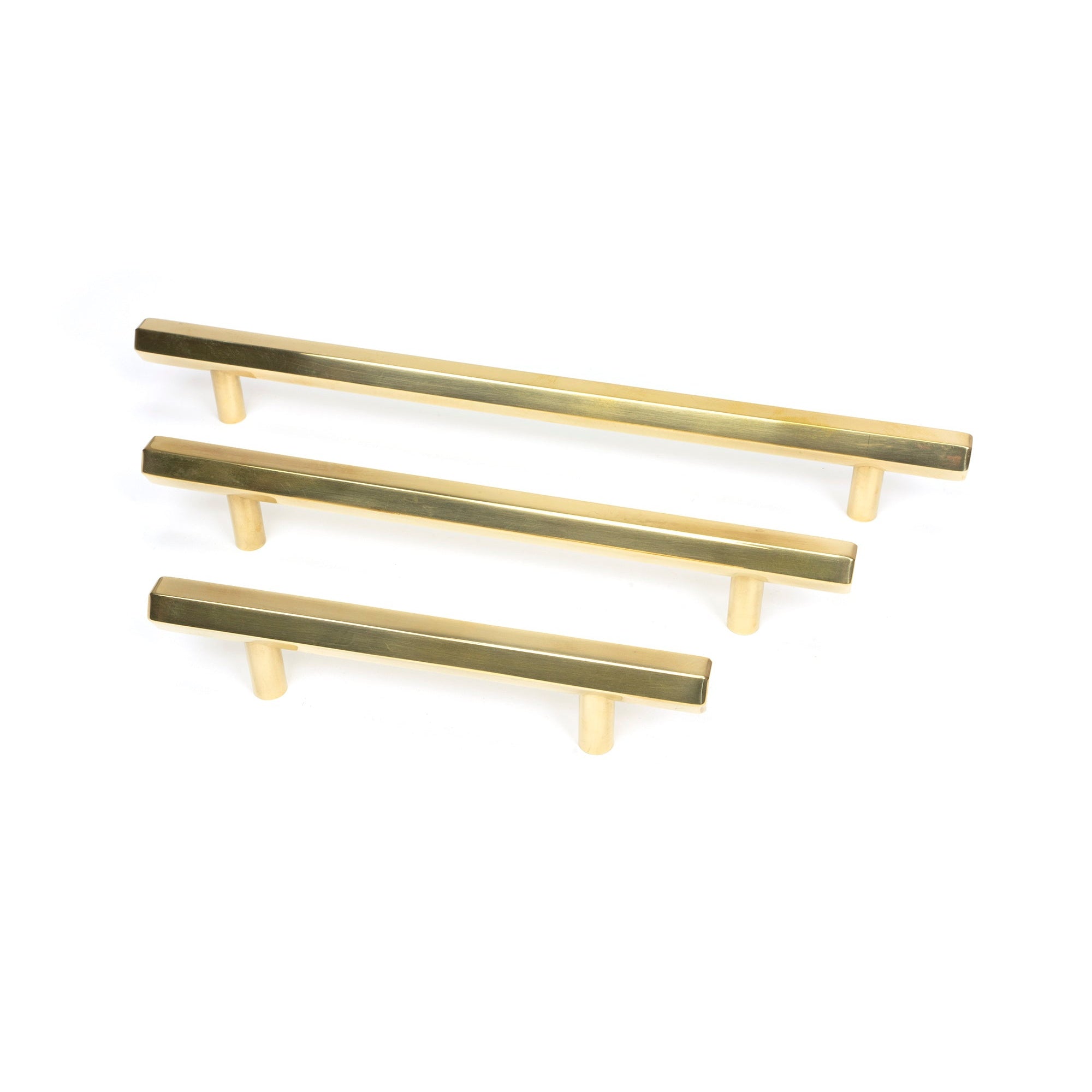 Aged Brass Kahlo Pull Handle - Medium | From The Anvil-Pull Handles-Yester Home