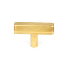 Aged Brass Kahlo T-Bar | From The Anvil-Cabinet Knobs-Yester Home