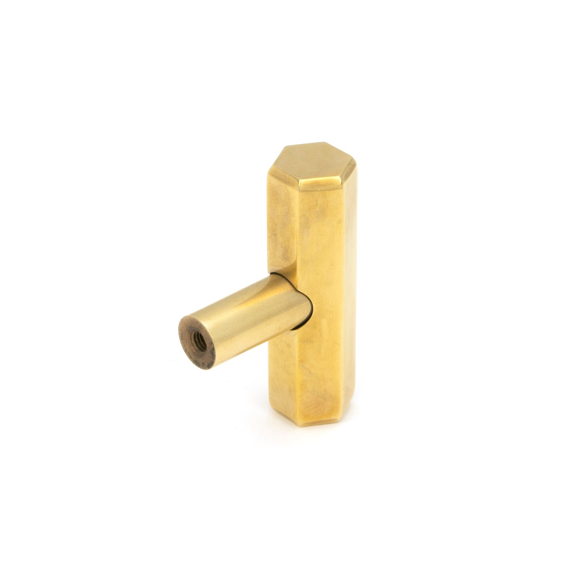 Aged Brass Kahlo T-Bar | From The Anvil-Cabinet Knobs-Yester Home