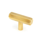 Aged Brass Kahlo T-Bar | From The Anvil-Cabinet Knobs-Yester Home