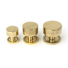 Aged Brass Kelso Cabinet Knob - 25mm (Plain) | From The Anvil-Cabinet Knobs-Yester Home