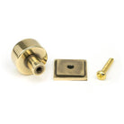 Aged Brass Kelso Cabinet Knob - 25mm (Square) | From The Anvil-Cabinet Knobs-Yester Home