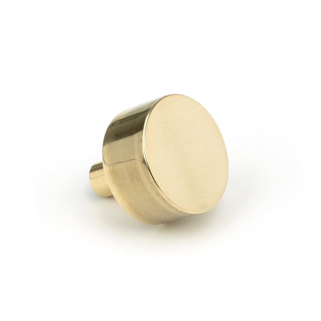 Aged Brass Kelso Cabinet Knob - 32mm (No rose) | From The Anvil-Cabinet Knobs-Yester Home