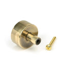Aged Brass Kelso Cabinet Knob - 32mm (No rose) | From The Anvil-Cabinet Knobs-Yester Home