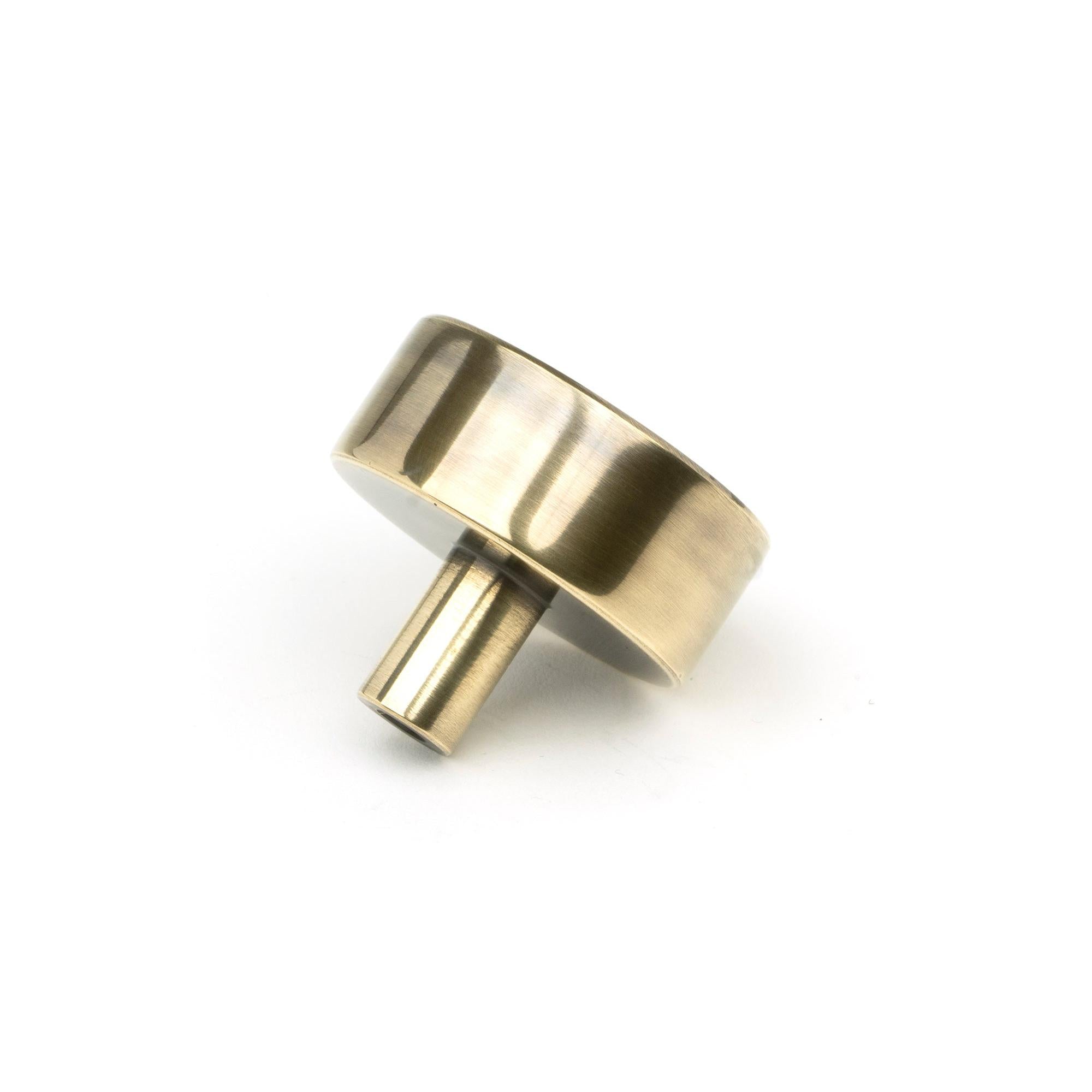 Aged Brass Kelso Cabinet Knob - 38mm (No rose) | From The Anvil - Cabinet Knobs - From The Anvil - Yester Home