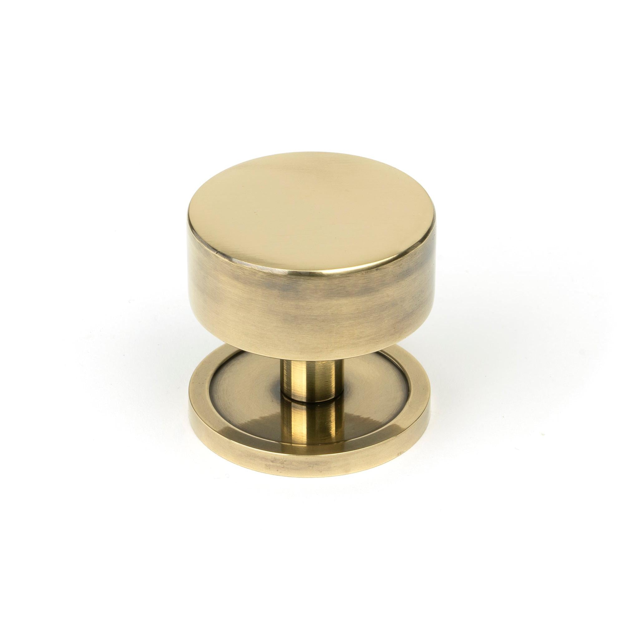 Aged Brass Kelso Cabinet Knob - 38mm (Plain) | From The Anvil - Cabinet Knobs - From The Anvil - Yester Home
