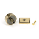 Aged Brass Kelso Cabinet Knob - 38mm (Square) | From The Anvil - Cabinet Knobs - From The Anvil - Yester Home