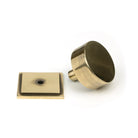 Aged Brass Kelso Cabinet Knob - 38mm (Square) | From The Anvil-Cabinet Knobs-Yester Home