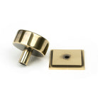 Aged Brass Kelso Cabinet Knob - 38mm (Square) | From The Anvil-Cabinet Knobs-Yester Home