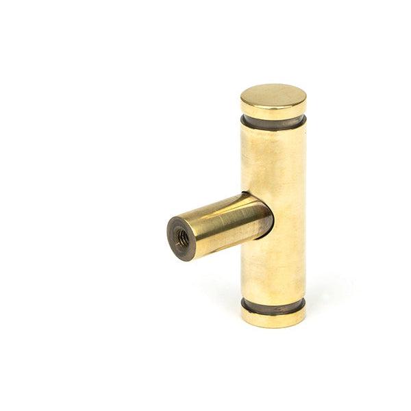 Aged Brass Kelso T-Bar | From The Anvil-Cabinet Knobs-Yester Home