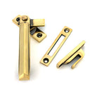 Aged Brass Locking Art Deco Fastener - LH - Locking Fasteners - From The Anvil - Yester Home