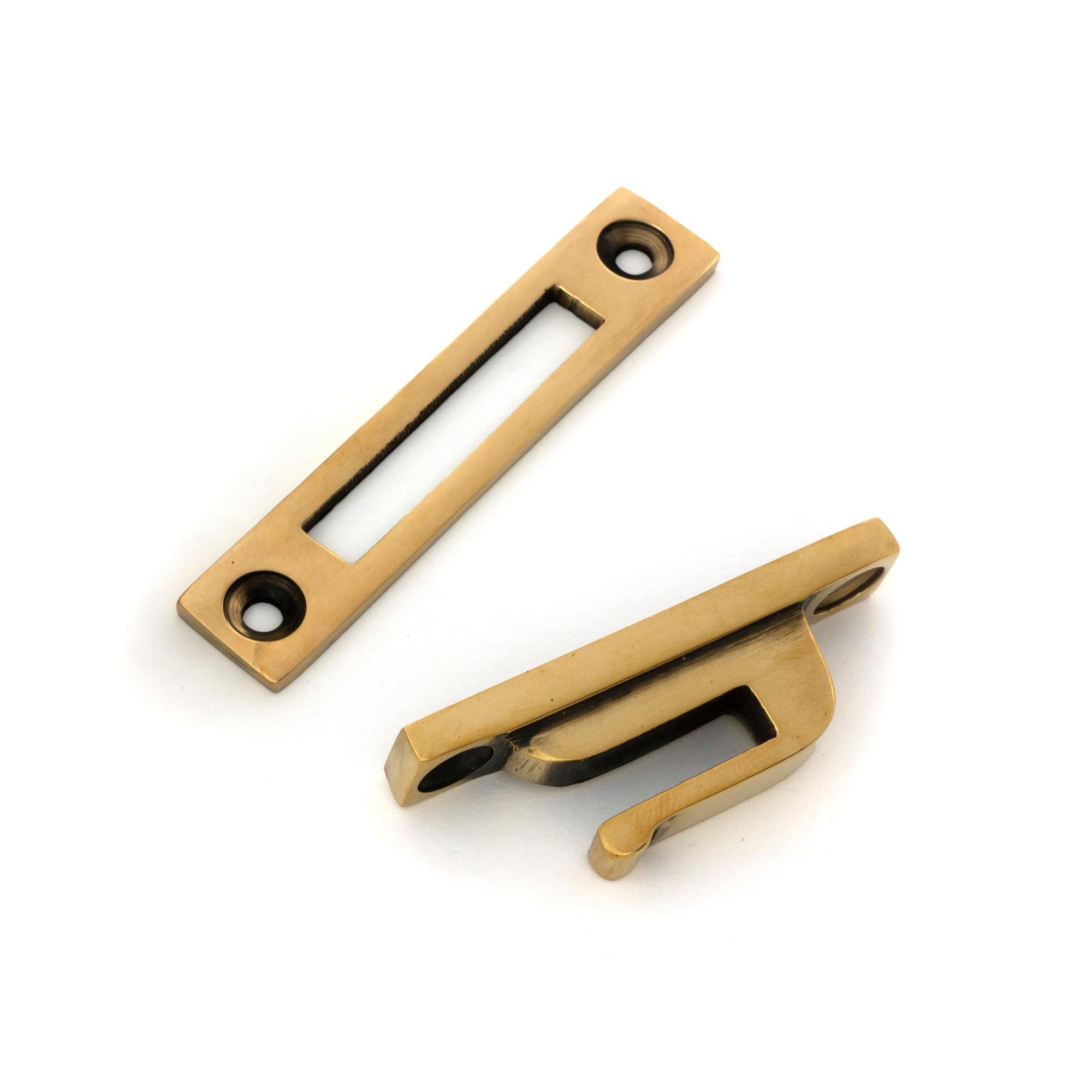 Aged Brass Locking Brompton Fastener – LH - Locking Fasteners - From The Anvil - Yester Home