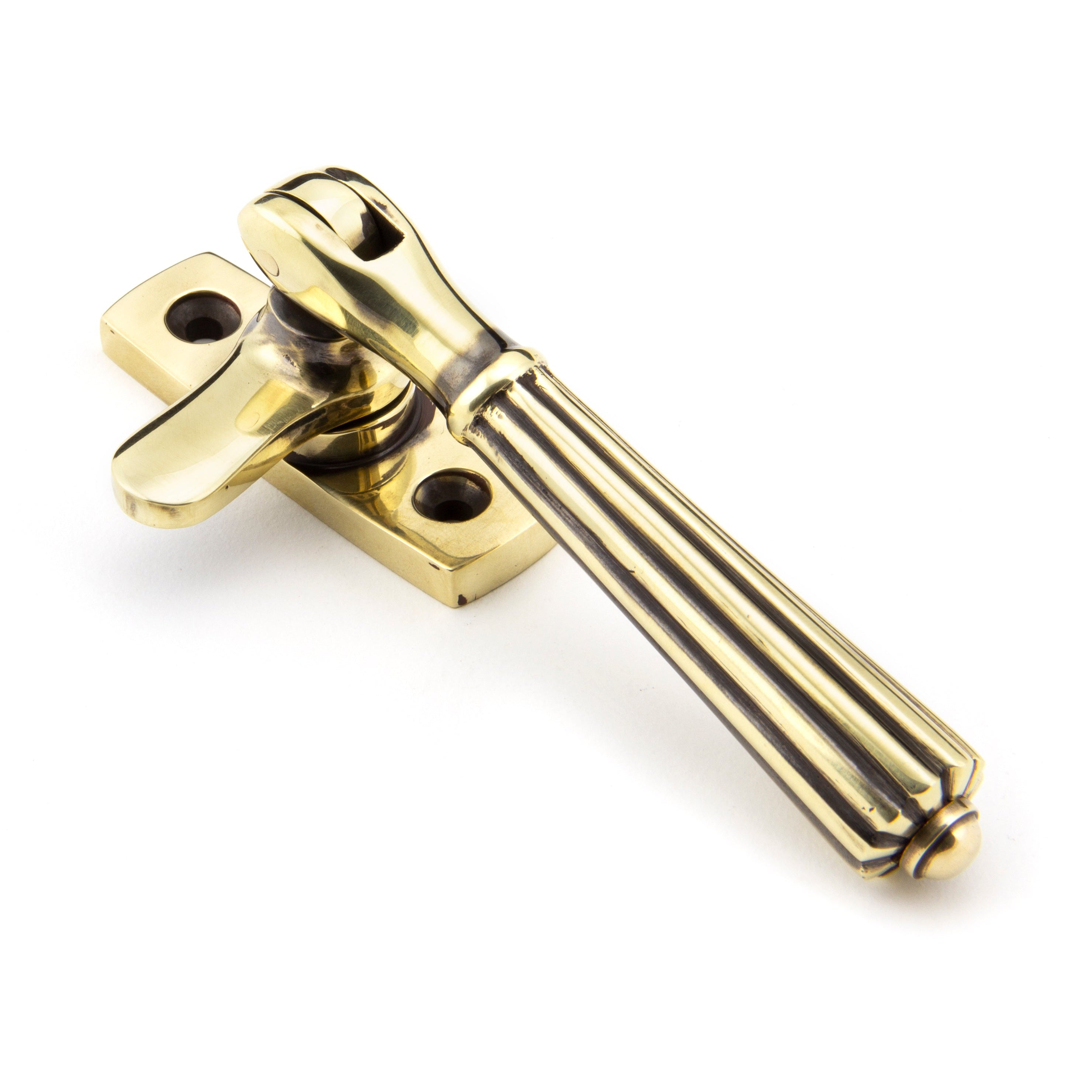 Aged Brass Locking Hinton Fastener | From The Anvil-Locking Fasteners-Yester Home