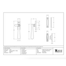 Aged Brass Locking Newbury Fastener | From The Anvil - Locking Fasteners - From The Anvil - Yester Home