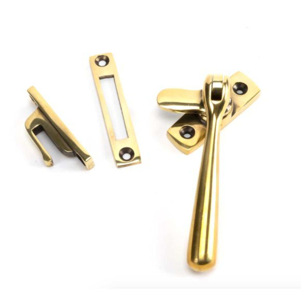 Aged Brass Locking Newbury Fastener | From The Anvil - Locking Fasteners - From The Anvil - Yester Home