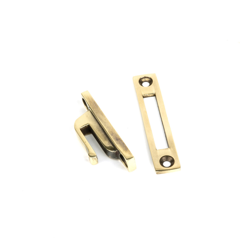 Aged Brass Locking Reeded Fastener | From The Anvil-Locking Fasteners-Yester Home
