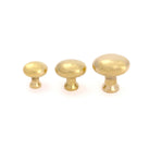 Aged Brass Moore Cabinet Knob - 25mm - Cabinet Knobs - From The Anvil - Yester Home