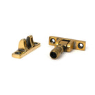 Aged Brass Mushroom Brighton Fastener - Narrow (Square) | From The Anvil - Brighton Fasteners - From The Anvil - Yester Home