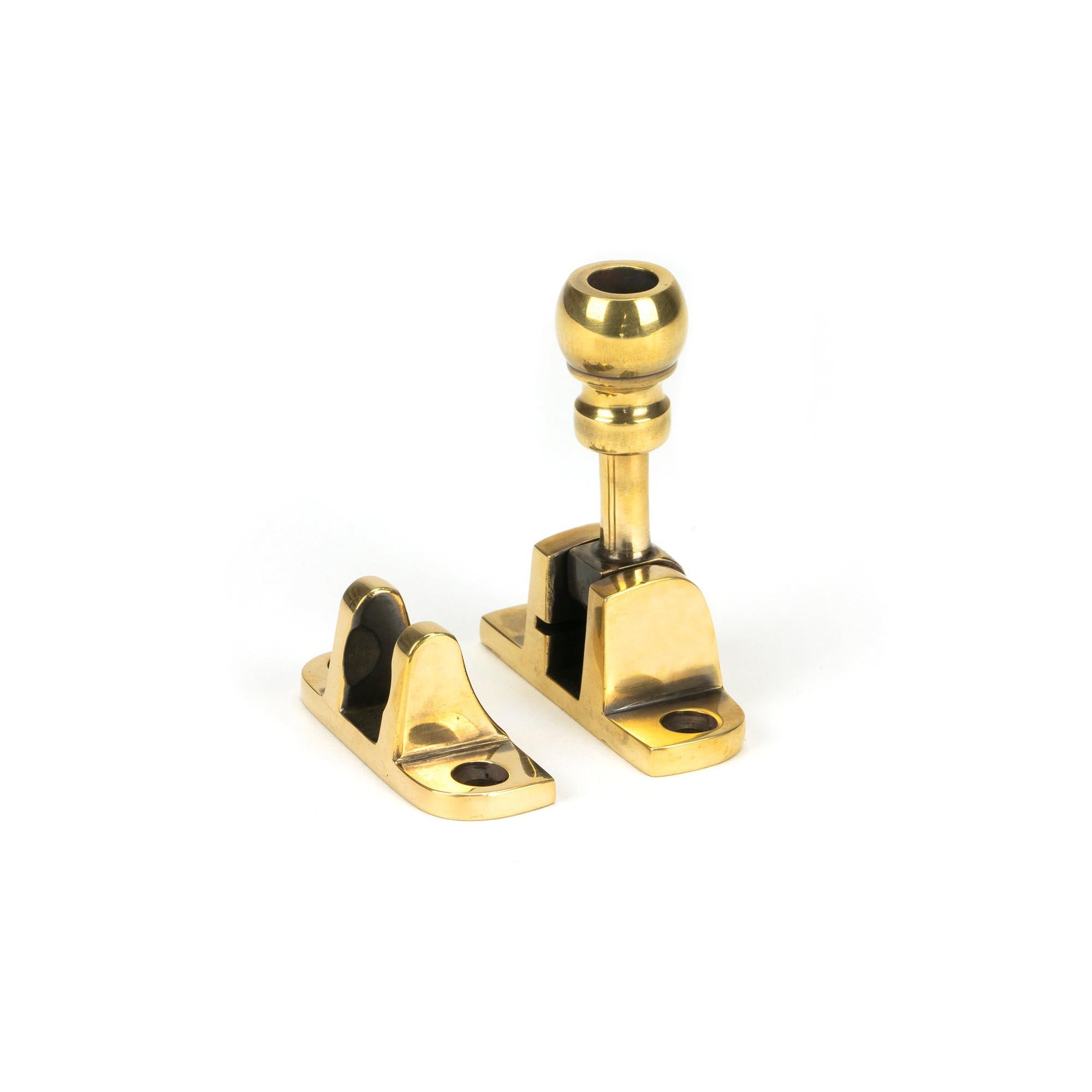 Aged Brass Mushroom Brighton Fastener (Radiused) | From The Anvil - Fasteners - From The Anvil - Yester Home