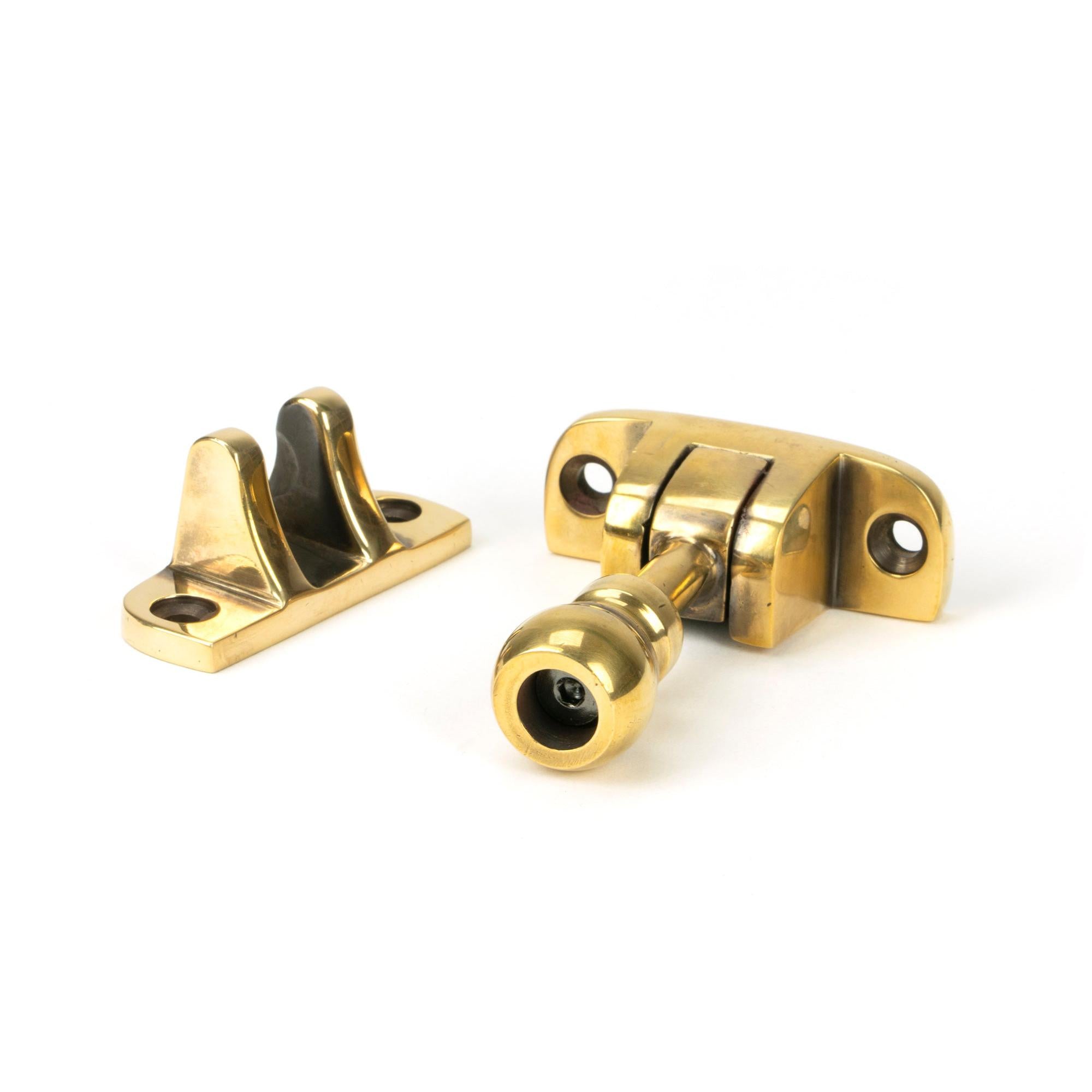Aged Brass Mushroom Brighton Fastener (Radiused) | From The Anvil - Fasteners - From The Anvil - Yester Home