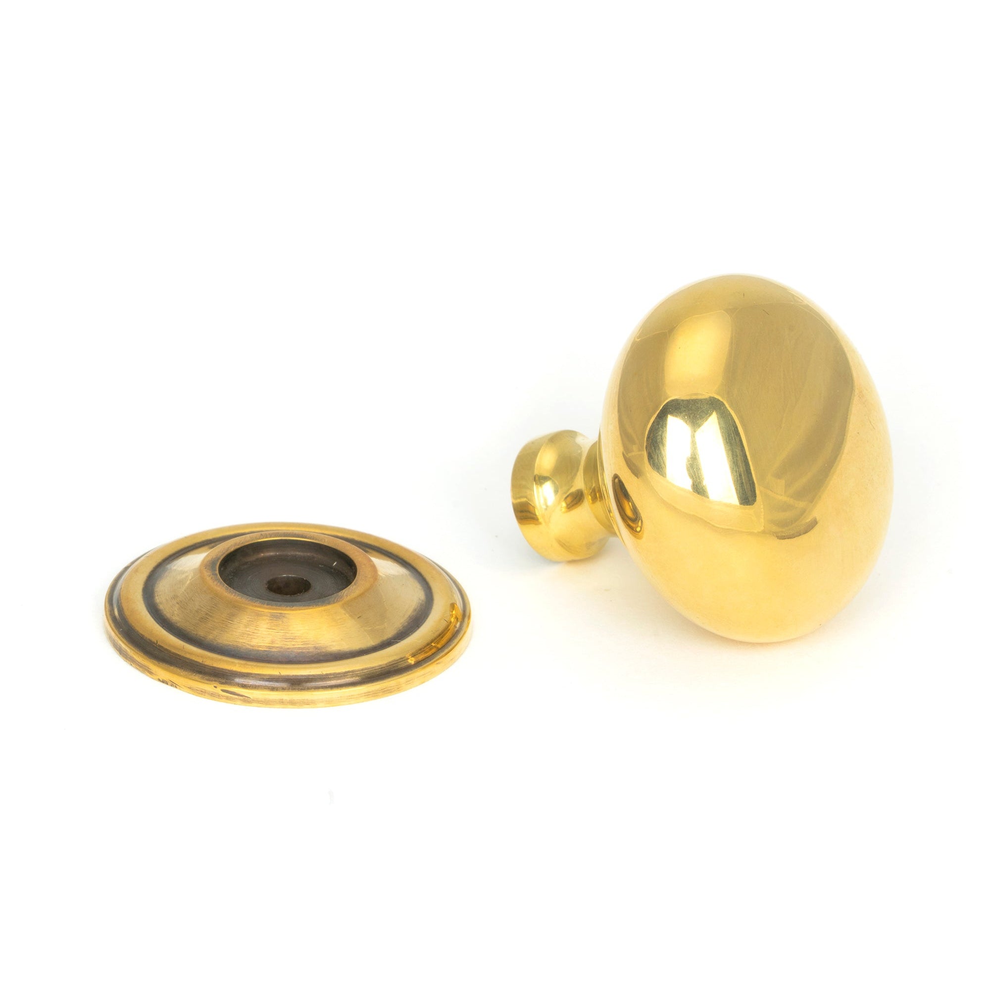 Aged Brass Mushroom Cabinet Knob 38mm | From The Anvil-Cabinet Knobs-Yester Home
