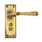 Aged Brass Newbury Lever Bathroom Set | From The Anvil-Lever Bathroom-Yester Home
