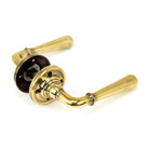 Aged Brass Newbury Lever on Rose Set | From The Anvil-Lever on Rose-Yester Home