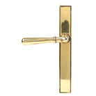 Aged Brass Newbury Slimline Lever Latch Set | From The Anvil - Espagnolette - From The Anvil - Yester Home