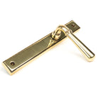 Aged Brass Newbury Slimline Lever Latch Set | From The Anvil-Espagnolette-Yester Home