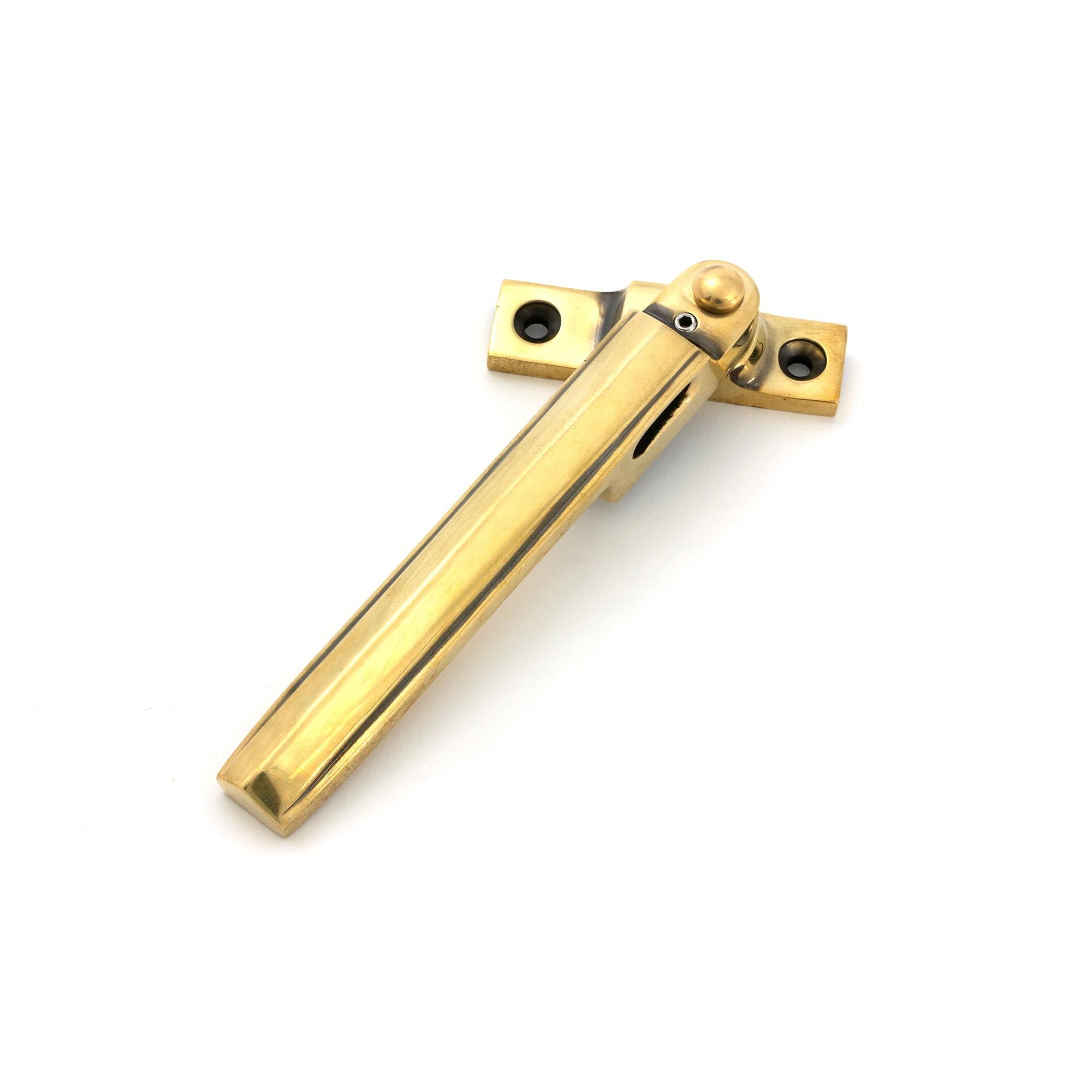 Aged Brass Night-Vent Locking Art Deco Fastener - Night-Vent Fasteners - From The Anvil - Yester Home