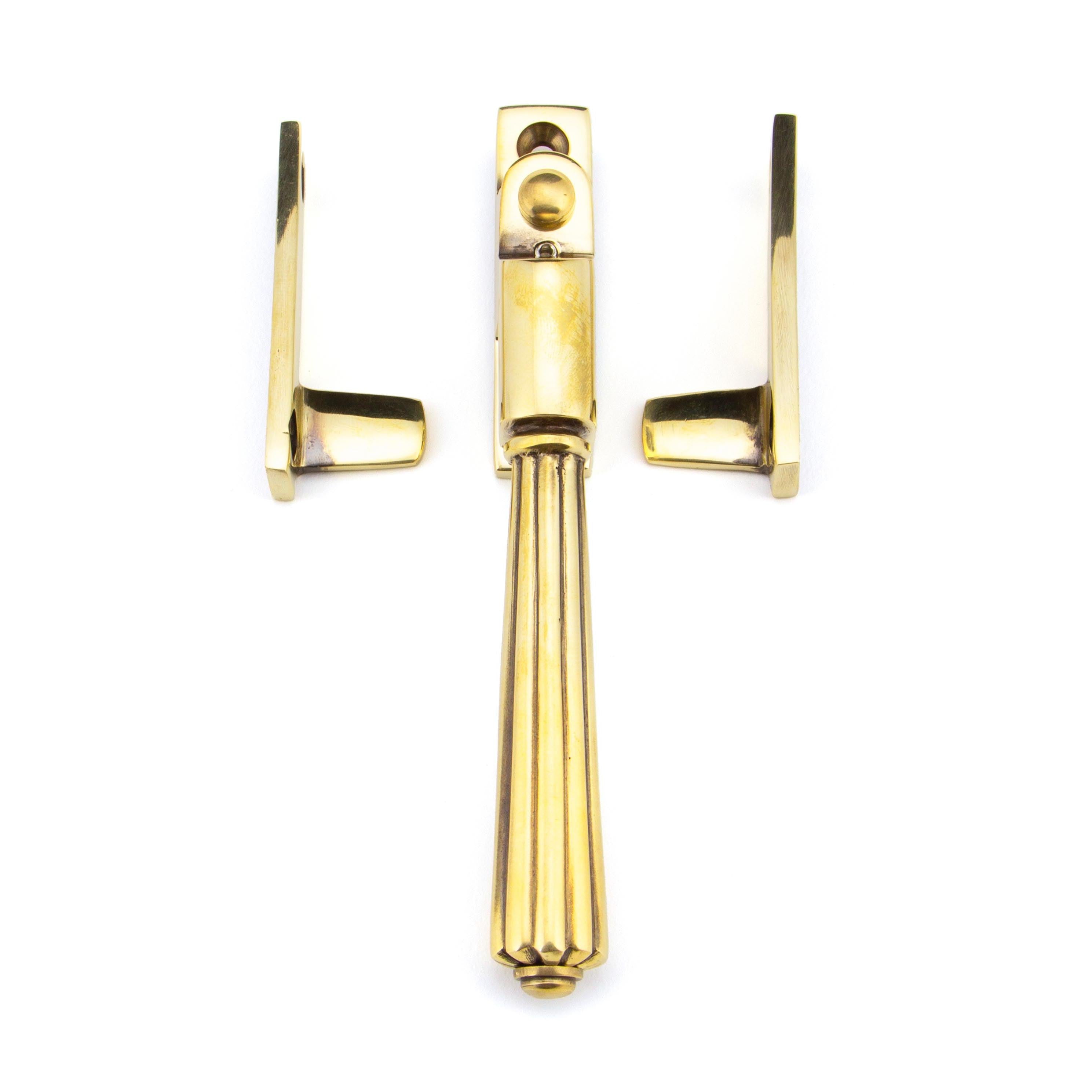 Aged Brass Night-Vent Locking Hinton Fastener | From The Anvil - Night-Vent Fasteners - From The Anvil - Yester Home