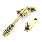 Aged Brass Night-Vent Locking Reeded Fastener | From The Anvil - Night-Vent Fasteners - From The Anvil - Yester Home
