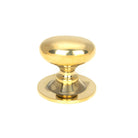Aged Brass Oval Cabinet Knob 33mm | From The Anvil - Cabinet Knobs - From The Anvil - Yester Home