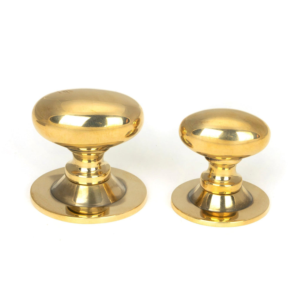 Aged Brass Oval Cabinet Knob 40mm | From The Anvil