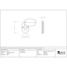 Aged Brass Oval Escutcheon & Cover | From The Anvil-Escutcheons-Yester Home