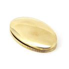 Aged Brass Oval Escutcheon & Cover | From The Anvil - Escutcheons - From The Anvil - Yester Home
