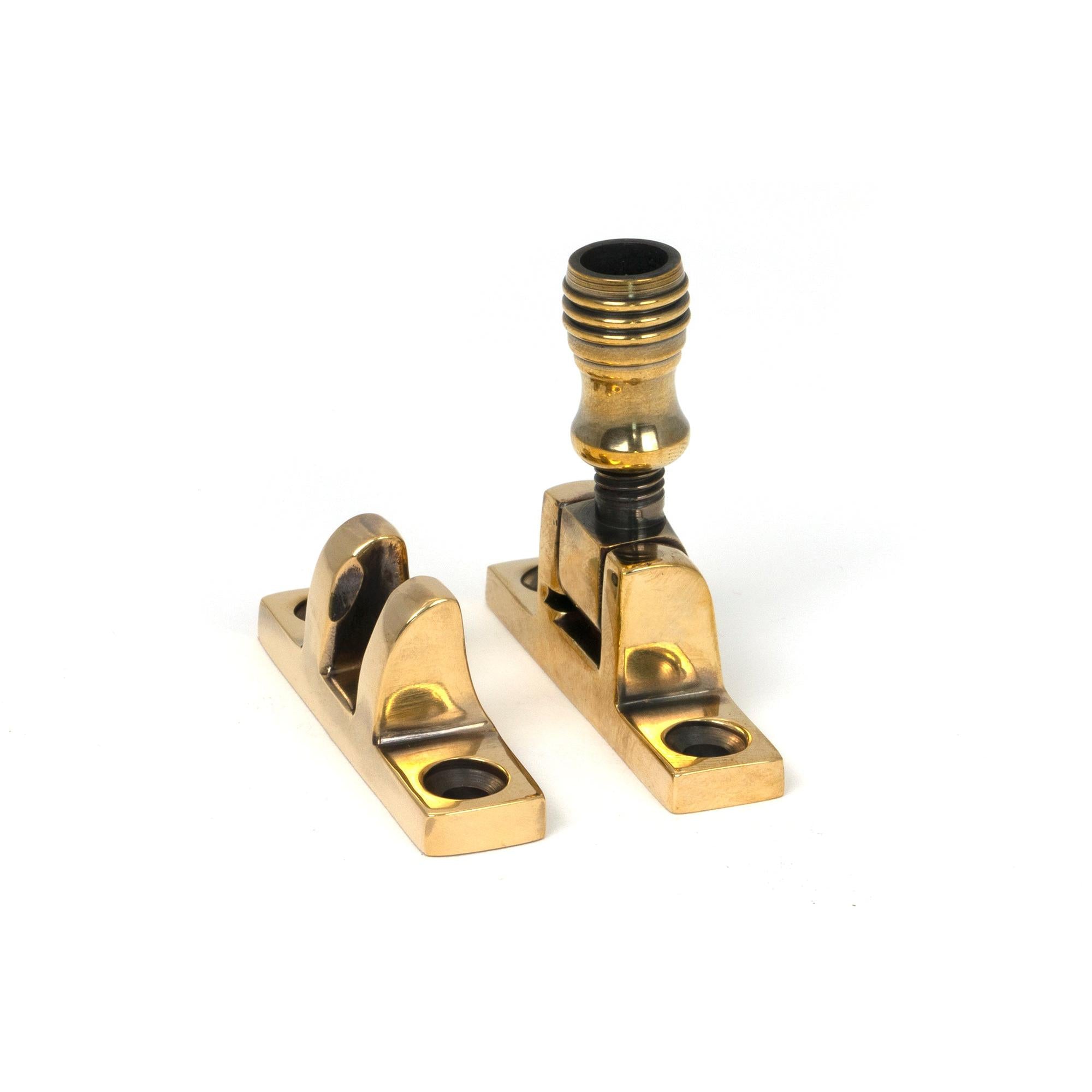 Aged Brass Prestbury Brighton Fastener - Narrow (Square) | From The Anvil - Brighton Fasteners - From The Anvil - Yester Home