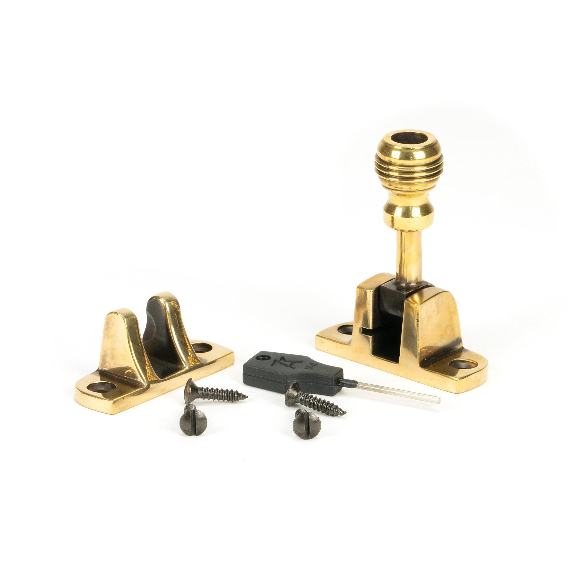 Aged Brass Prestbury Brighton Fastener (Radiused) | From The Anvil - Fasteners - From The Anvil - Yester Home